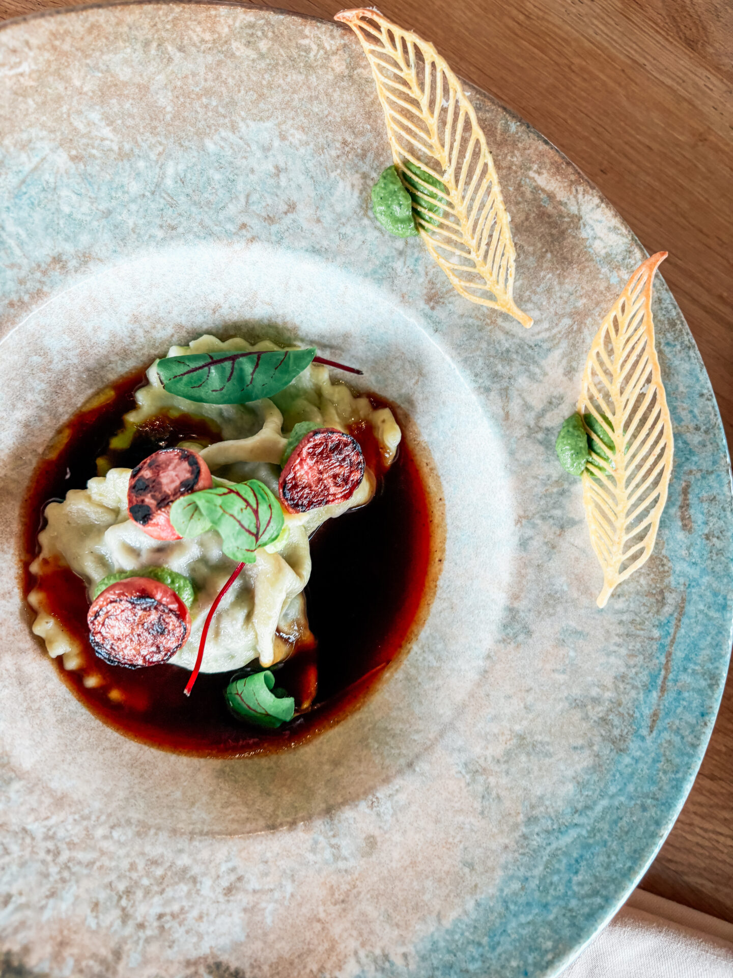 Lamb ravioli