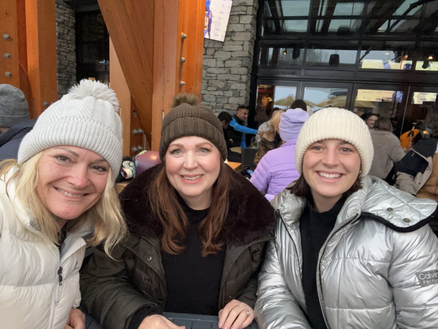 Après-ski crowd with mulled wine and music at The Longhorn Saloon in Whistler Village