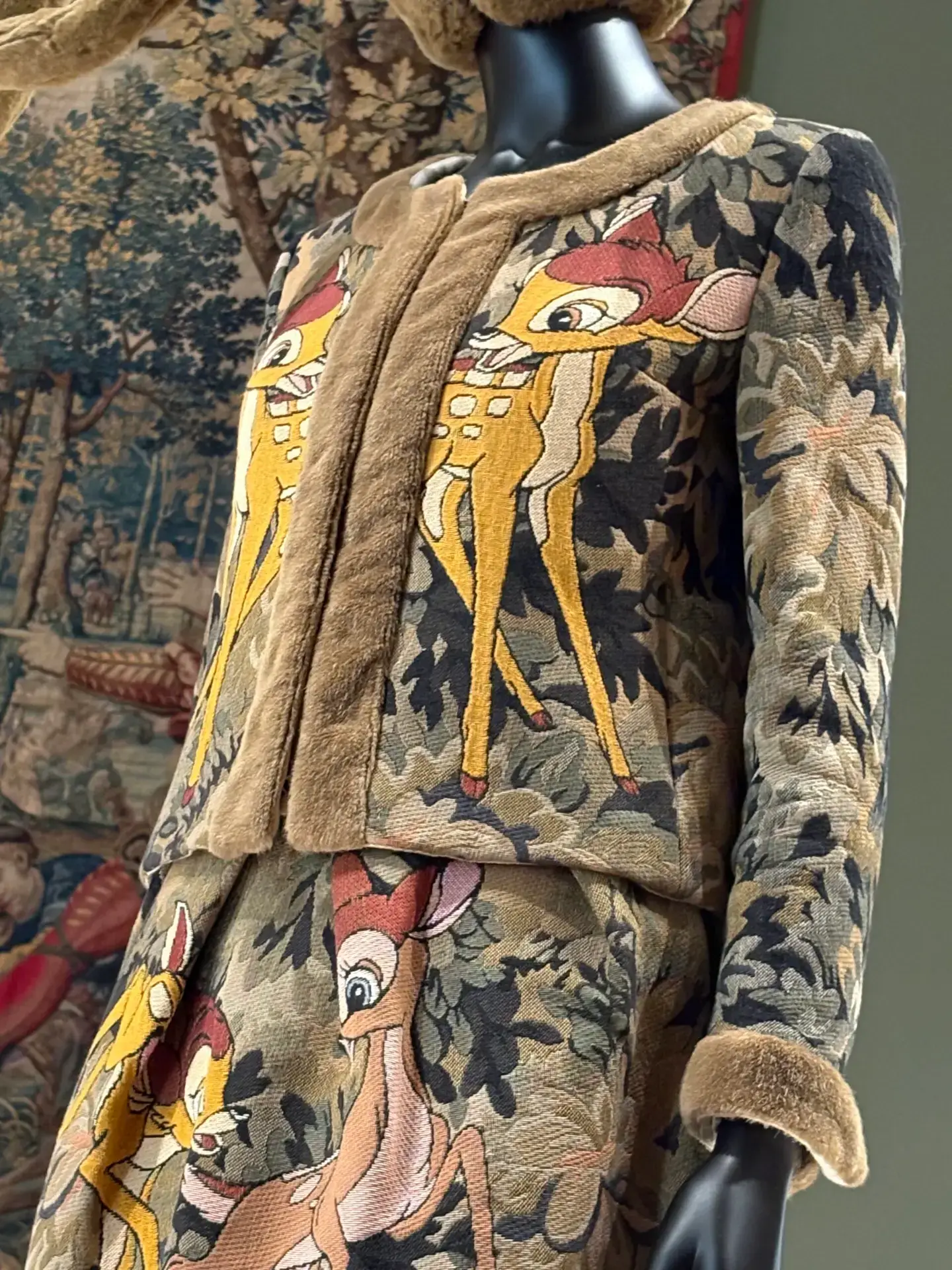 JC de Castelbajac photographing the louvre couture