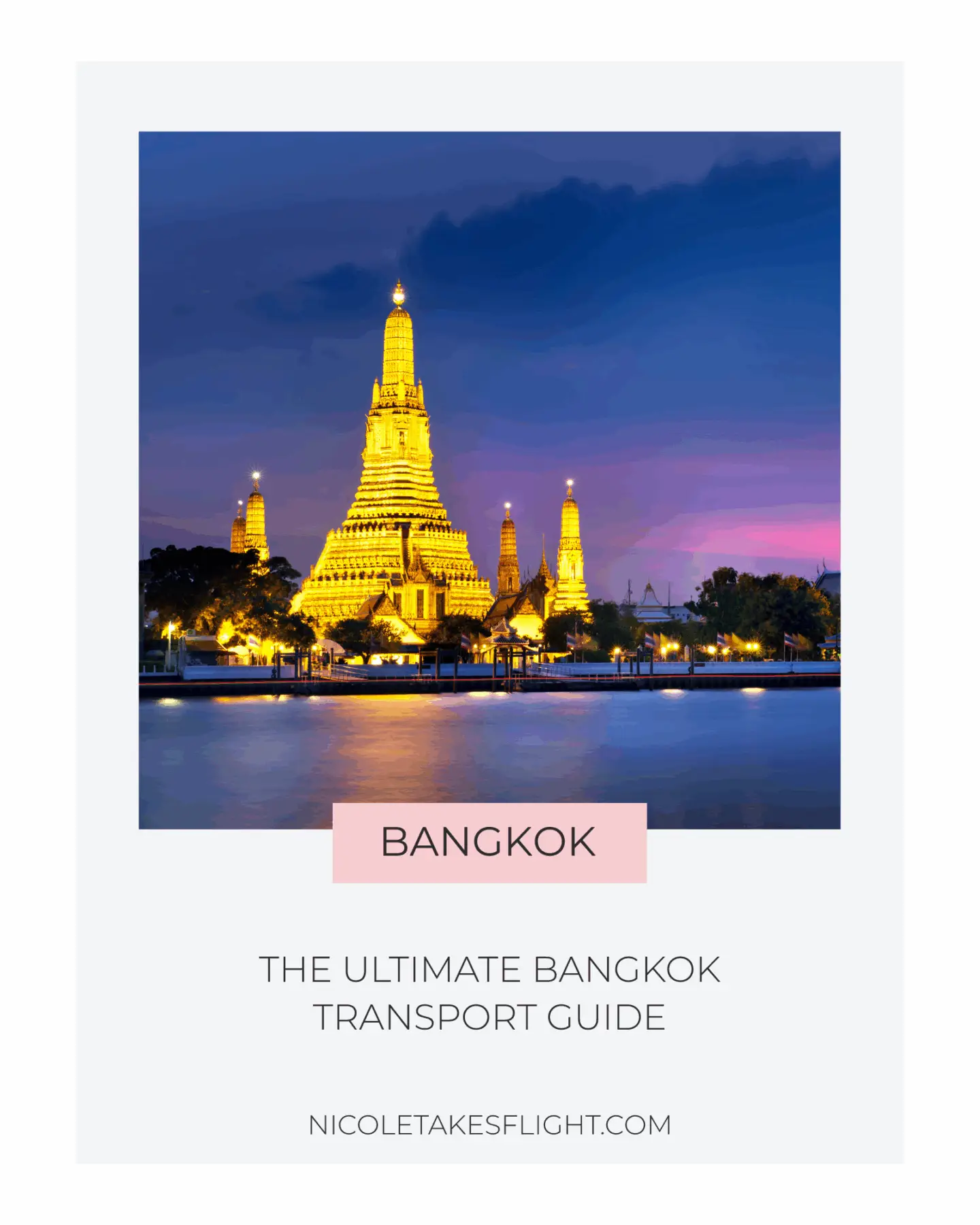 BANGKOK TRANSPORT GUIDE COVER