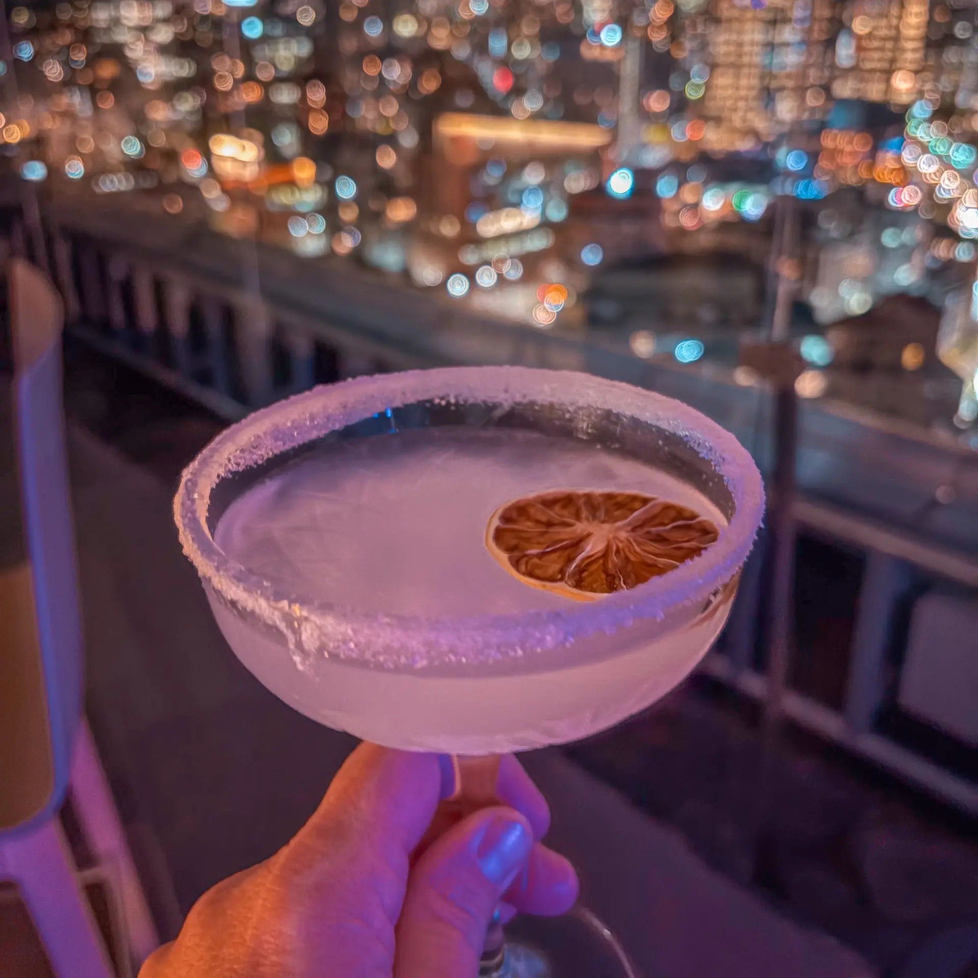 Santiago rooftop view