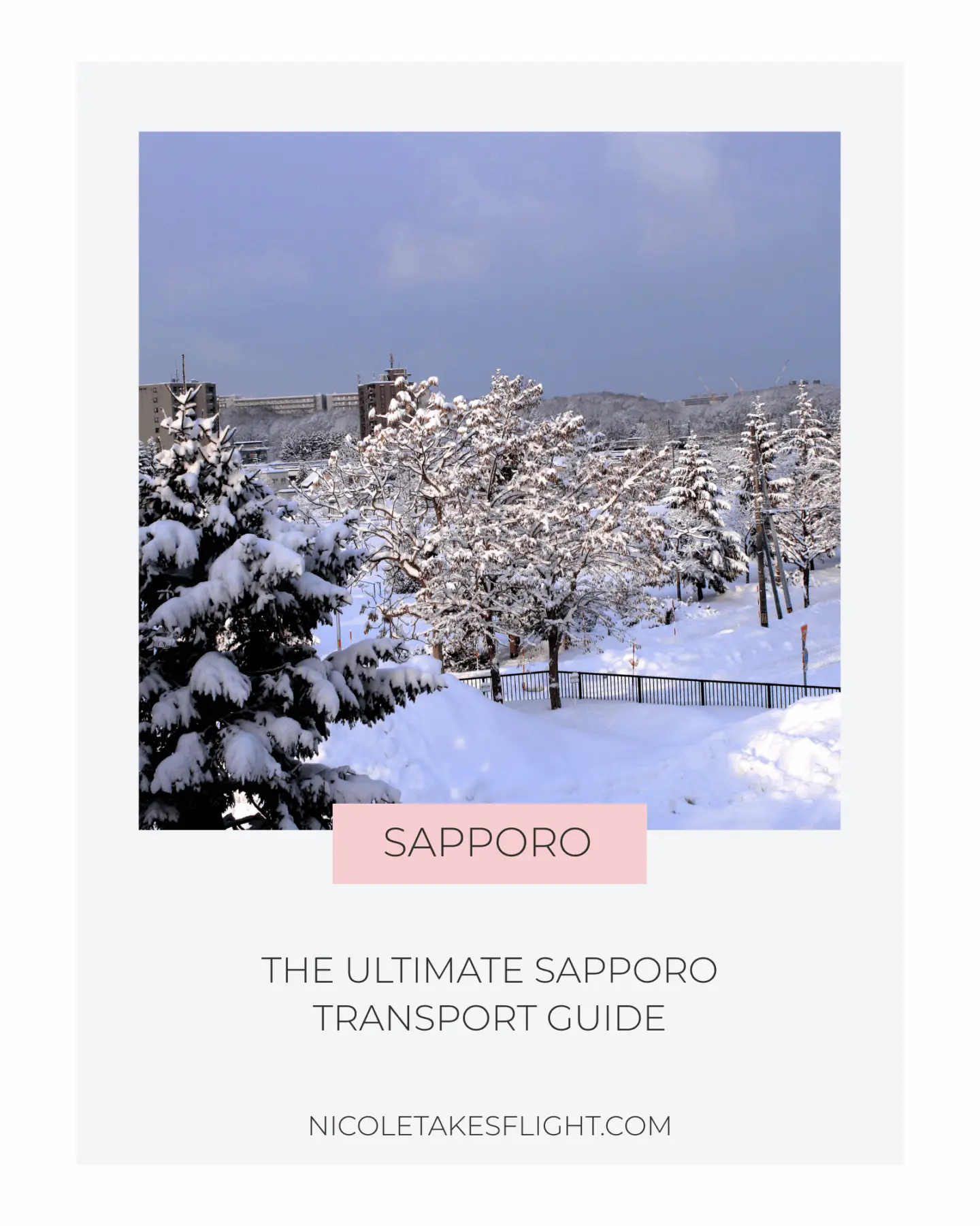SAPPORO TRANSPORT GUIDE
