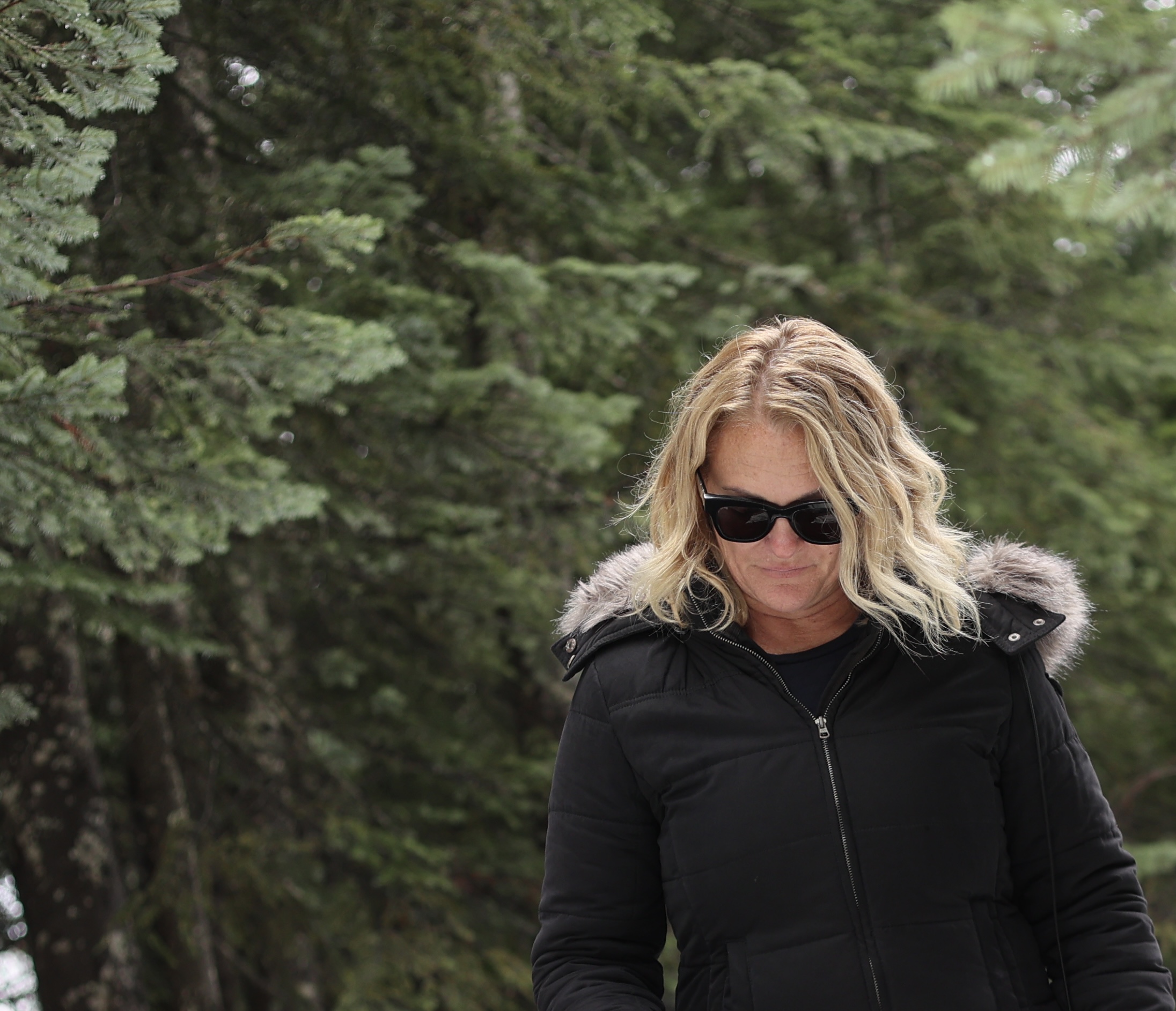 Nicole on Grouse Mountain Vancouver