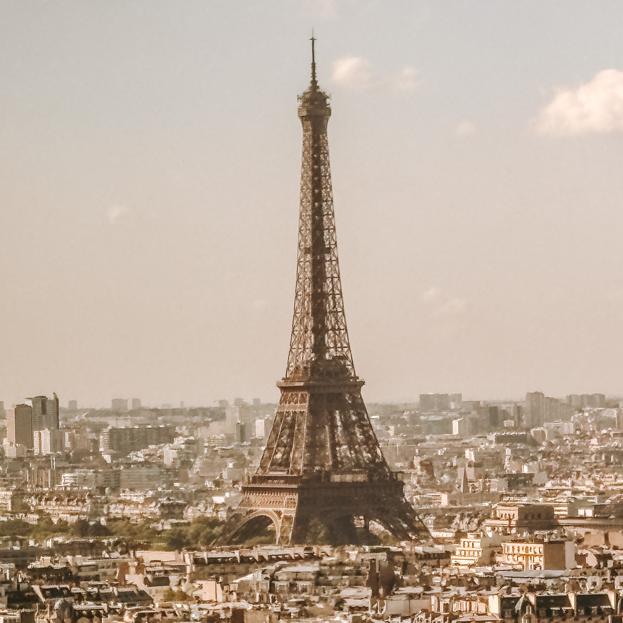 The Eiffel Tower from my Hotel Room