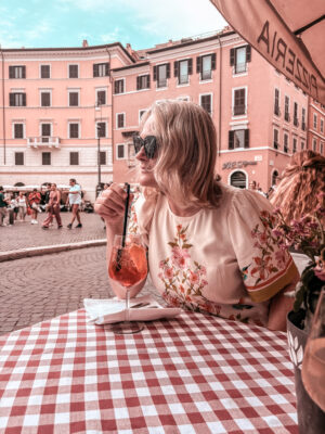 Nicole at Piazza Navona