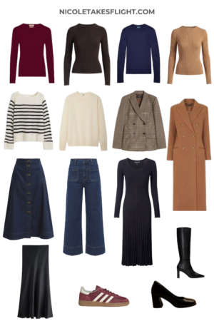 Paris Travel Basic Capsule Wardrobe