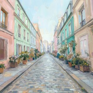 Rue Crémieux Colourful Street